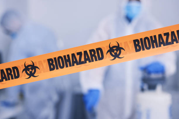 Professional Infectious Disease Decontamination technician working in Mills River, NC